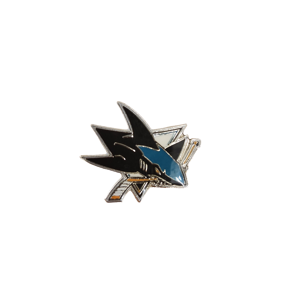 San Jose Sharks NHL TSV Team Logo Lapel Pin product image 1, provided for visual reference and product detail review