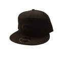 Montreal Canadiens NHL New Era Men Black on Black 9Fifty Split Panel Cotton Canvas Snapback product image 1, provided for