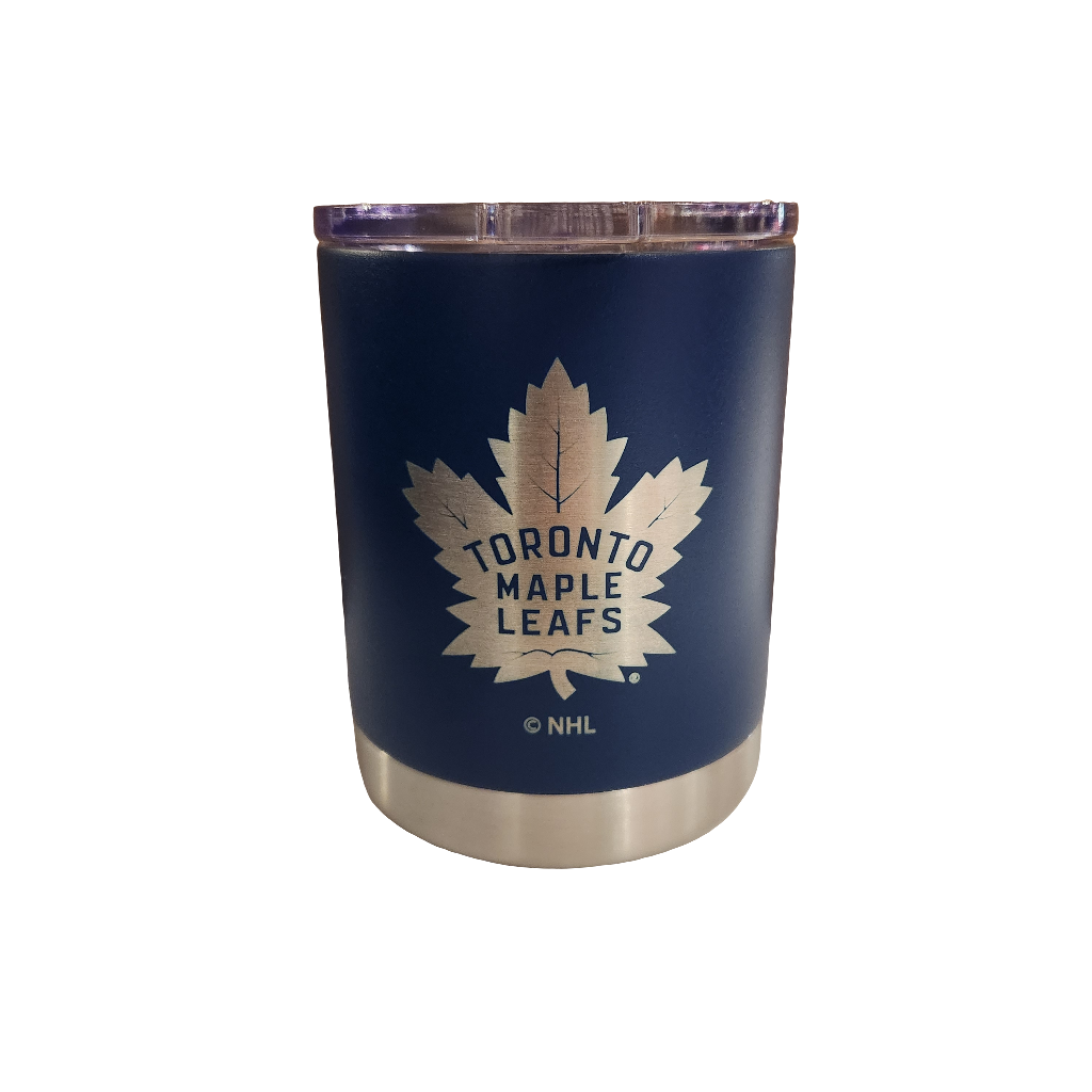 Toronto Maple Leafs NHL TSV Blue 12oz Stainless Steel Executive Lowball Tumbler product image 1, provided for visual