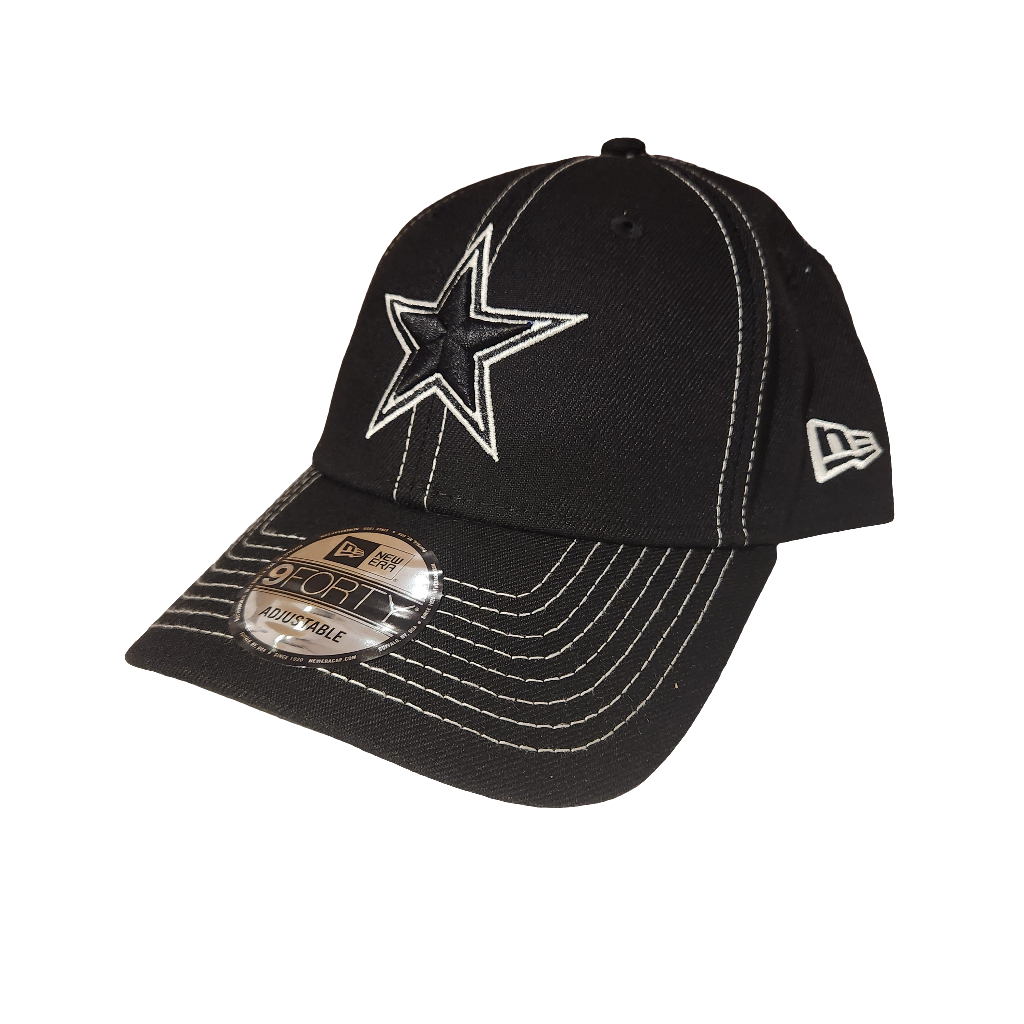 Dallas Cowboys NFL New Era Men Black/White 9Forty The League Adjustable Hat product image 1, provided for visual reference