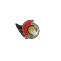 Ottawa Senators NHL TSV Team Logo Lapel Pin product image 1, provided for visual reference and product detail review