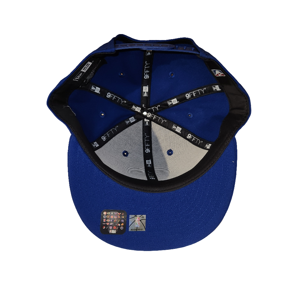 NBA Man Logo New Era Men Royal 9Fifty Basic Snapback product image 2, provided for visual reference and product detail review