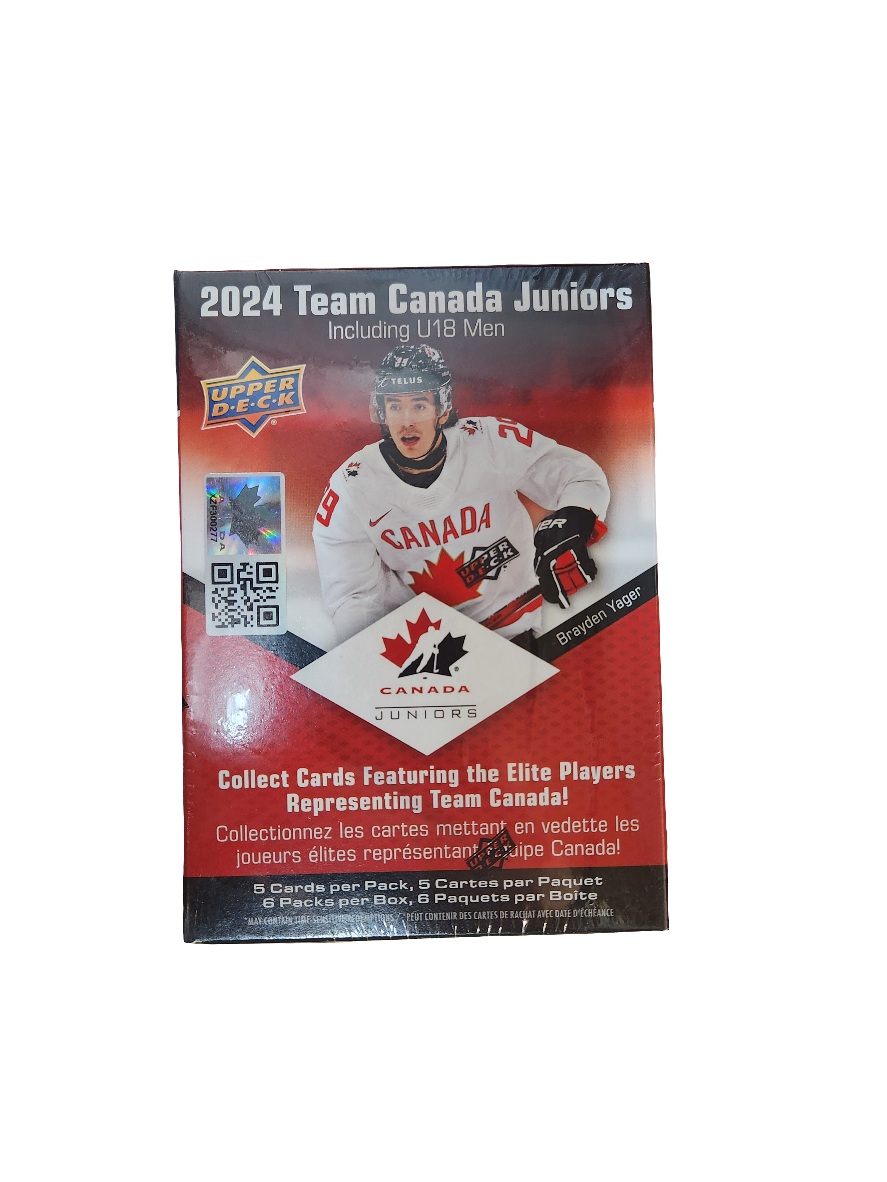 IIHF Upper Deck 2024 Hockey Canada Juniors Hockey Blaster product image 2, provided for visual reference and product detail