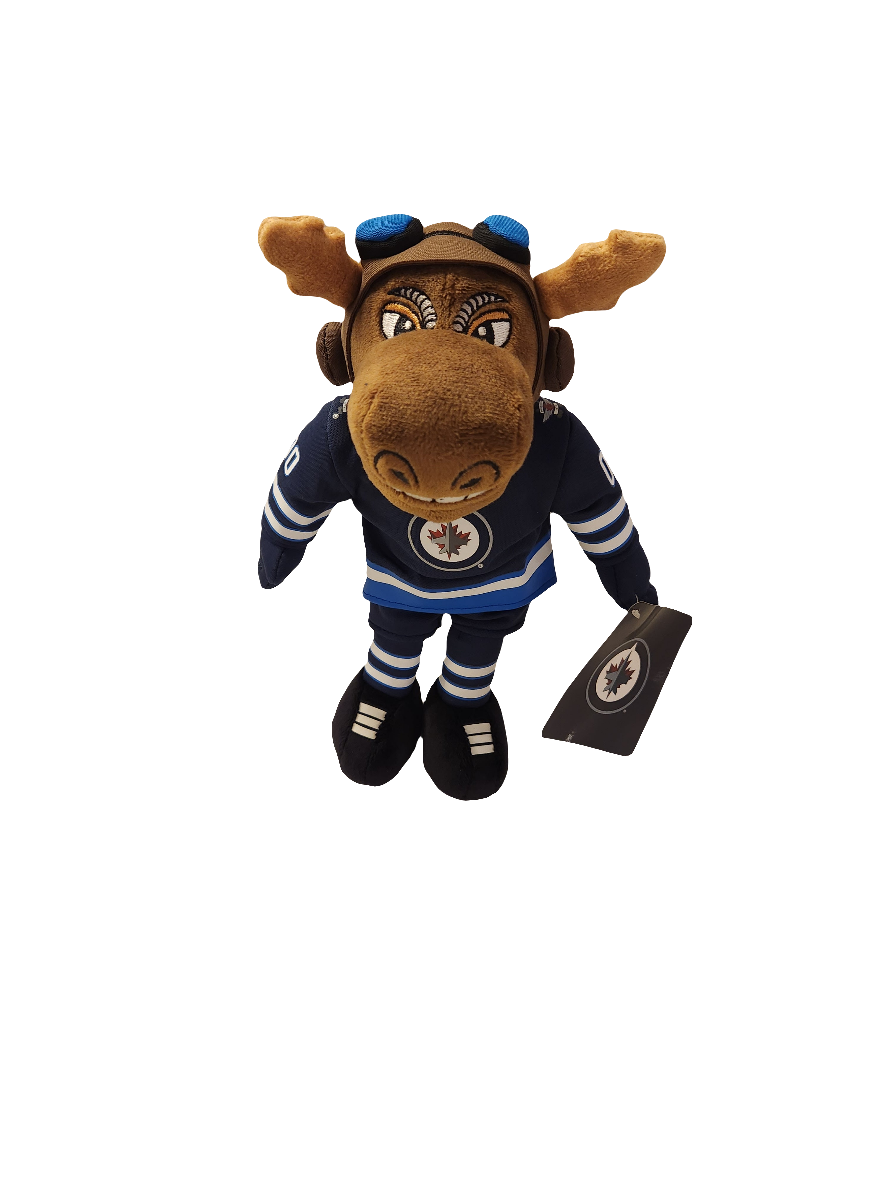 Moose Winnipeg Jets NHL Stuffed Animal House 10" Plush Mascot product image 1, provided for visual reference and product