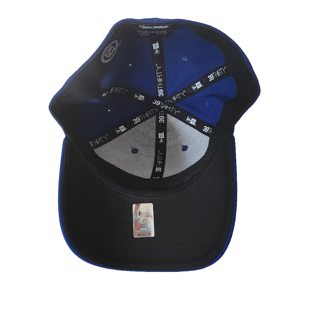 Edmonton Oilers NHL New Era Men Royal 39Thirty Team Classic Stretch Fit Hat product image 4, provided for visual reference