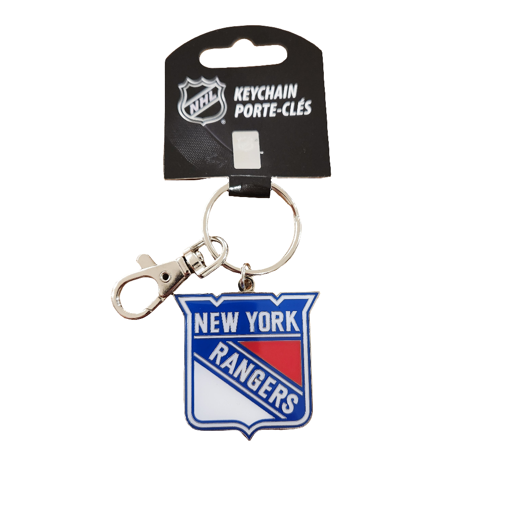 New York Rangers NHL TSV Team Logo Keychain product image 1, provided for visual reference and product detail review