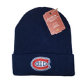 Montreal Canadiens NHL American Needle Men Navy Cuffed Knit Beanie product image 1, provided for visual reference and