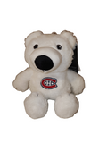 Montreal Canadiens NHL FOCO Team Logo Plush Polar Bear product image 1, provided for visual reference and product detail