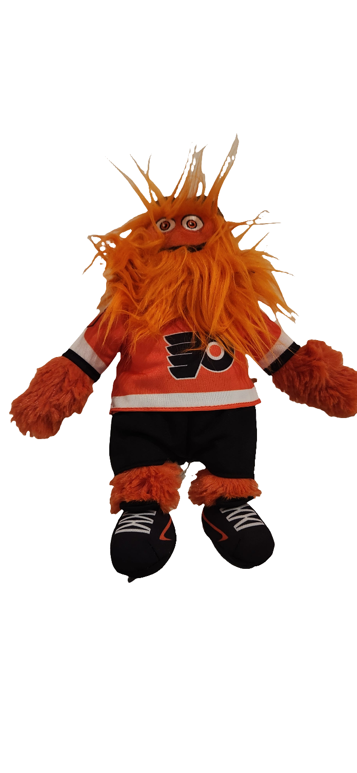 Gritty Philadelphia Flyers NHL Stuffed Animal House 10" Plush Mascot product image 1, provided for visual reference and