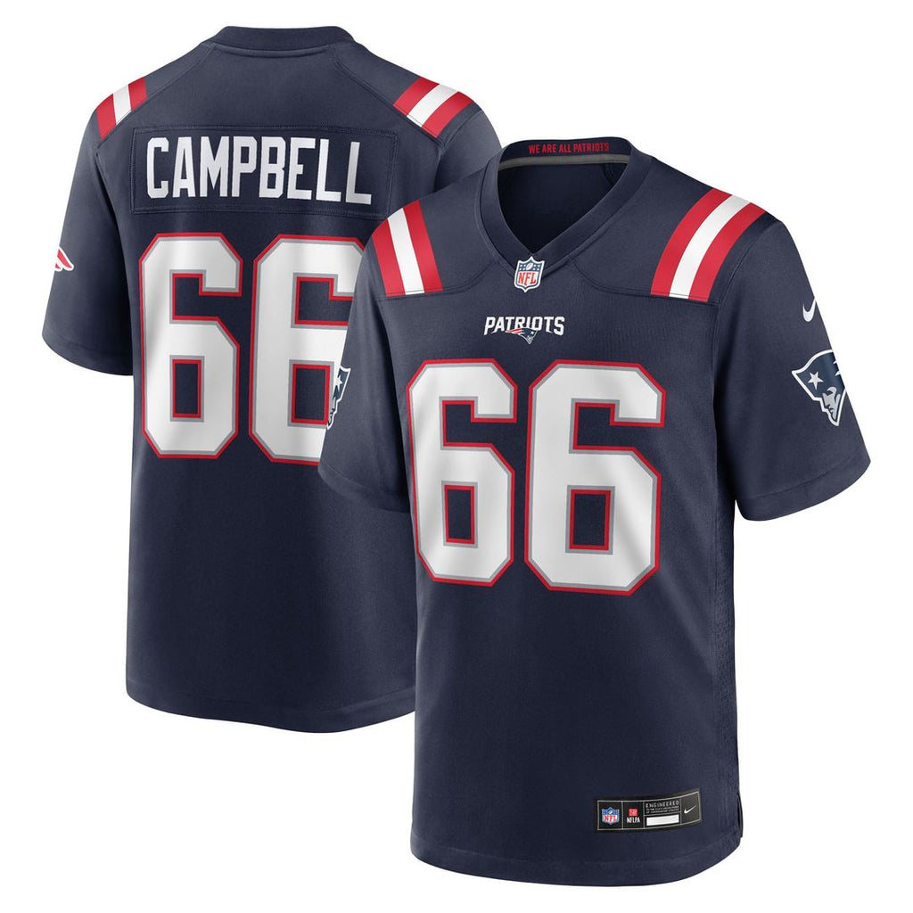 New England Patriots Will Campbell Nike Navy Game Jersey product image 1