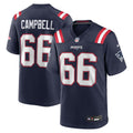 New England Patriots Will Campbell Nike Navy Game Jersey product image 1