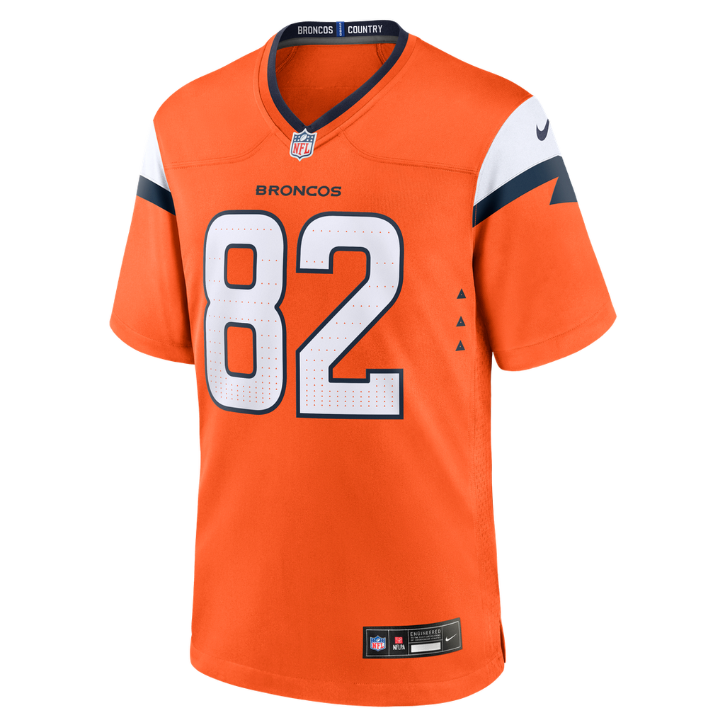 Denver Broncos Adam Trautman Nike Orange Game Jersey product image 2