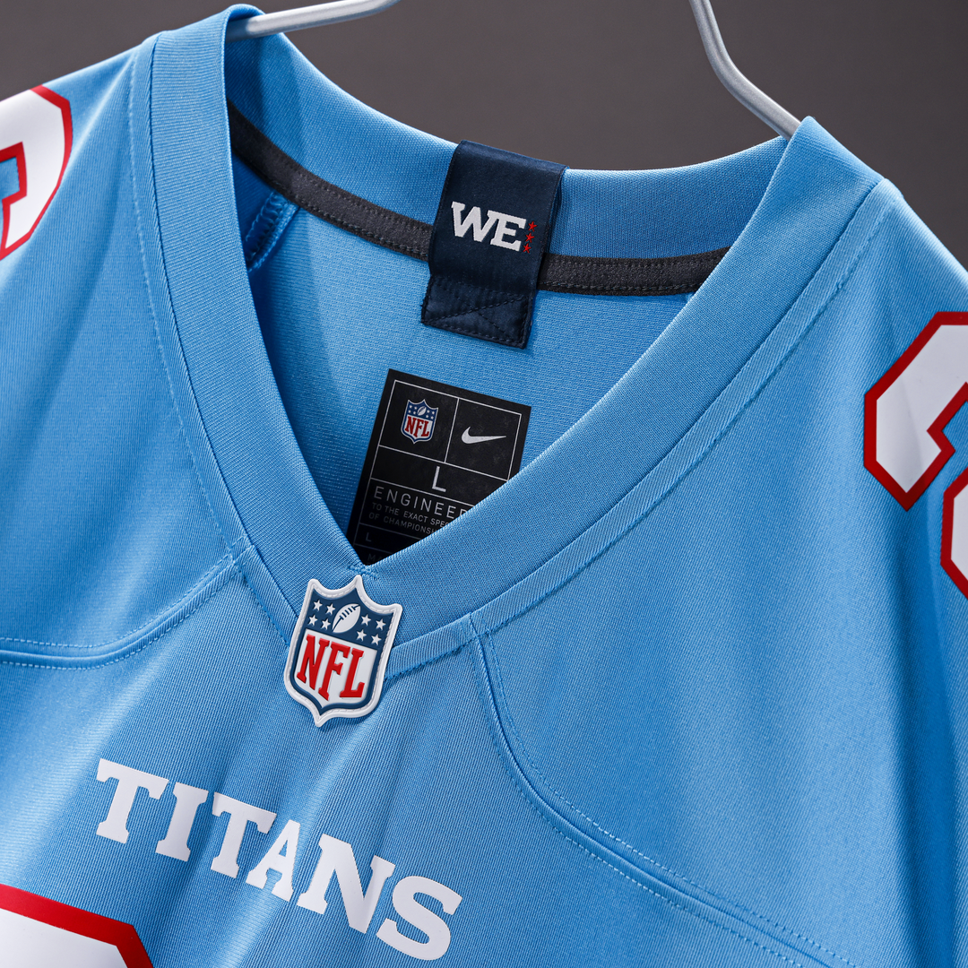 Tennessee Titans Chimere Dike Nike Light Blue Game Jersey product image 10
