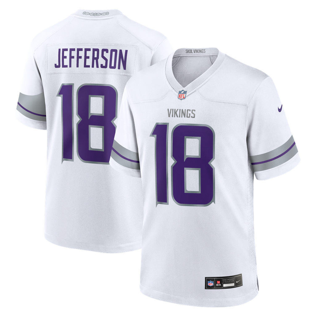 Minnesota Vikings Justin Jefferson Nike White Alternate product image 1