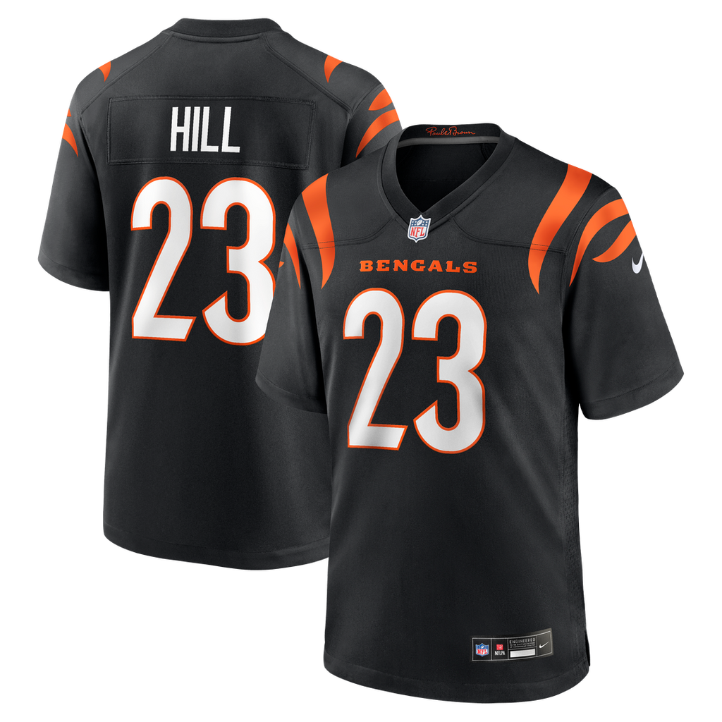 Cincinnati Bengals Daxton Hill Nike Black Game Jersey product image 1