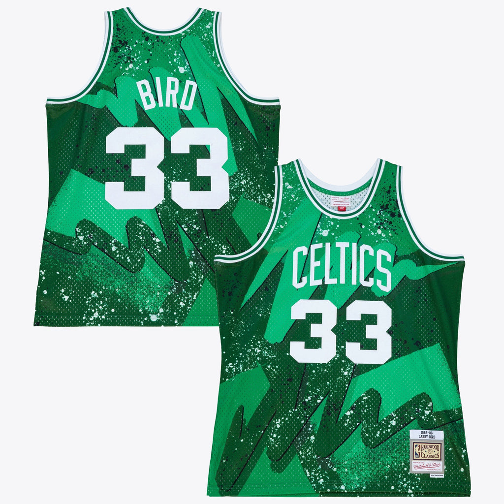Larry Bird Boston Celtics 1985 Hyper Hoops Swingman Green product image 2