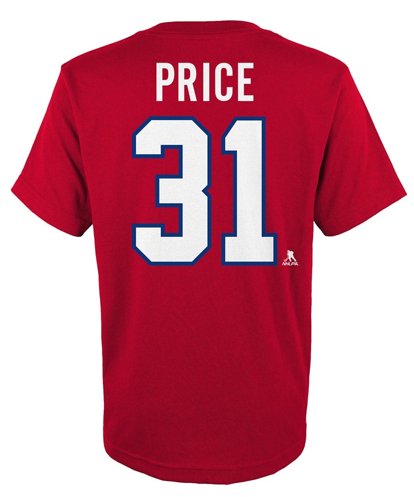 Carey Price Montreal Canadiens NHL Outerstuff Infant Red T-Shirt product image 1, provided for visual reference and product