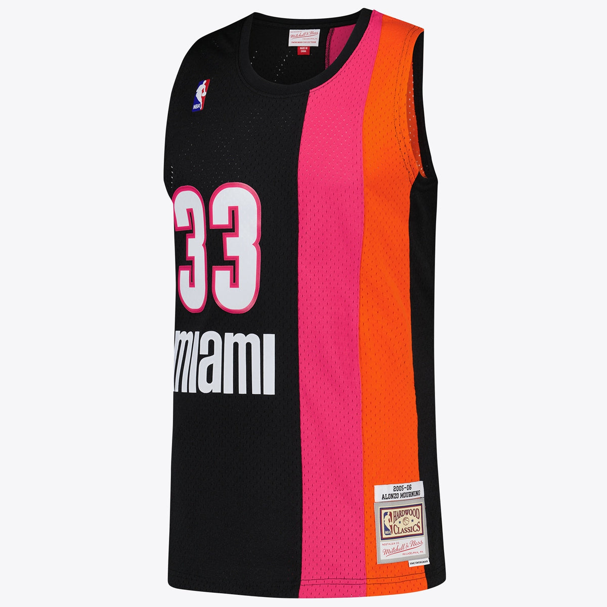Alonzo Mourning Miami Heat NBA Hardwood Classics Road Jersey product image 3