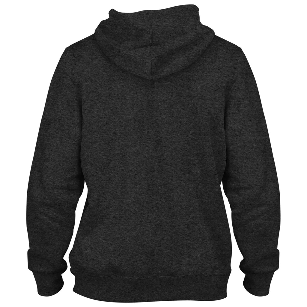 North Carolina Tar Heels NCAA Bulletin Men Charcoal Express Twill Logo Hoodie product image 3, provided for visual reference
