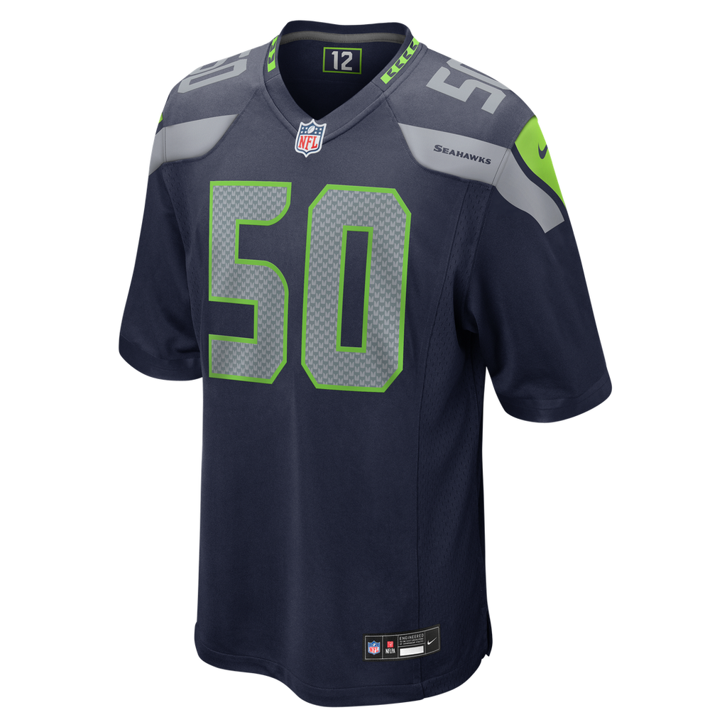 Seattle Seahawks Jared Ivey Nike College Navy Game Jersey product image 2