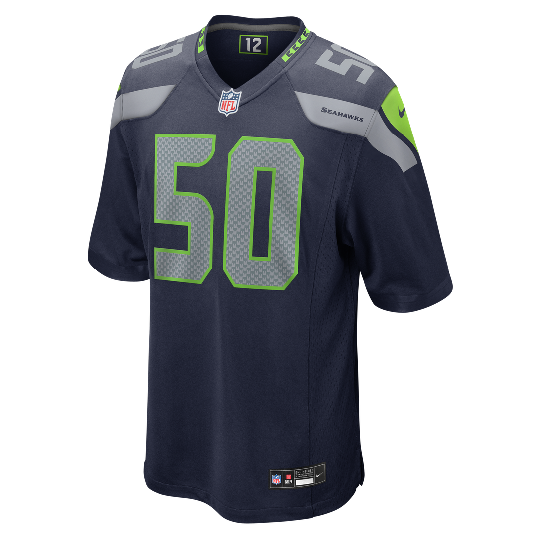 Seattle Seahawks Jared Ivey Nike College Navy Game Jersey product image 2