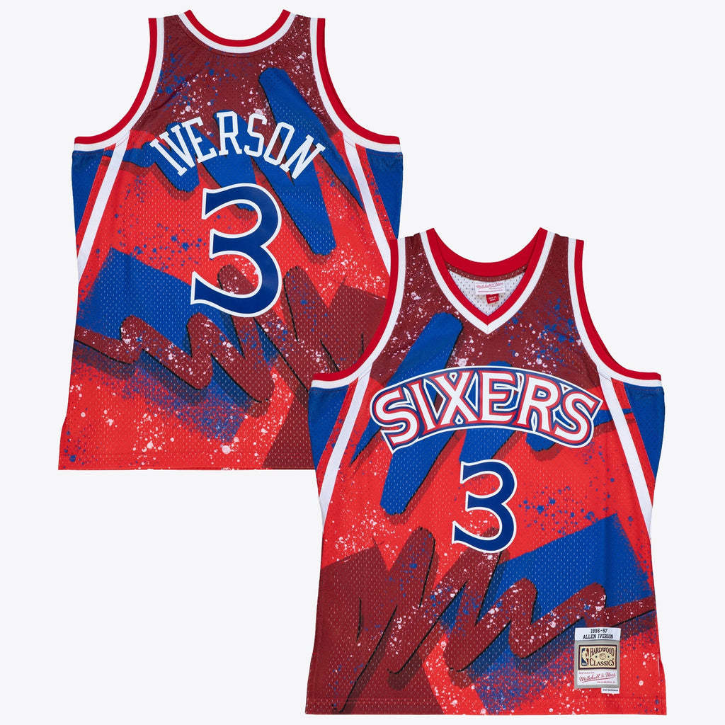 Allen Iverson Philadelphia 76ers 1996 Hyper Hoops Swingman product image 1