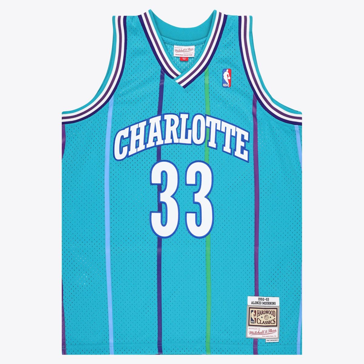 Alonzo Mourning Charlotte Hornets NBA Swingman Jersey product image 2