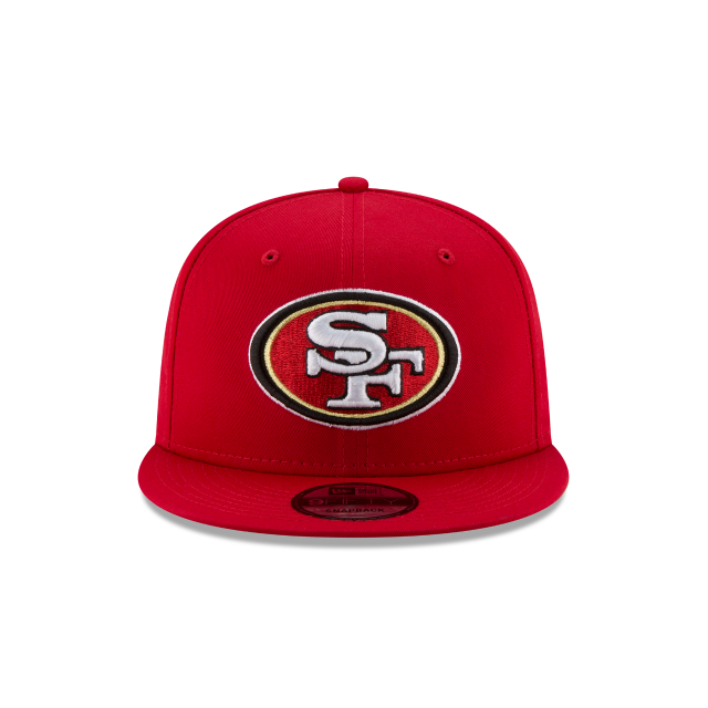 San Francisco 49ers NFL New Era Men Red 9Fifty Basic Snapback product image 5, provided for visual reference and product