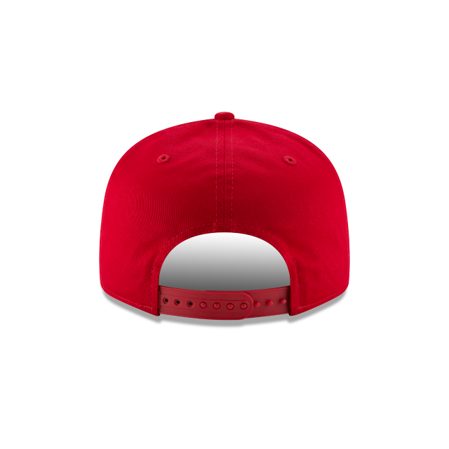 San Francisco 49ers NFL New Era Men Red 9Fifty Basic Snapback product image 2, provided for visual reference and product