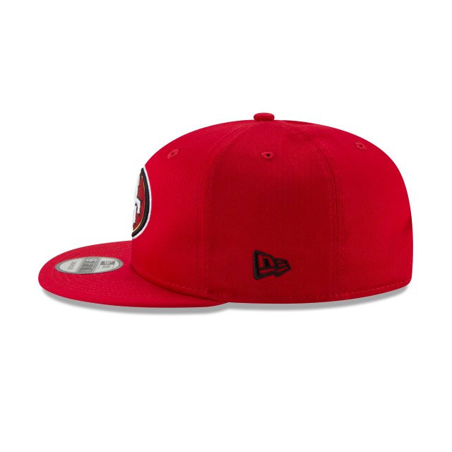 San Francisco 49ers NFL New Era Men Red 9Fifty Basic Snapback product image 4, provided for visual reference and product