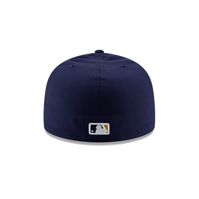 Milwaukee Brewers MLB New Era Men Navy 59Fifty Authentic Collection Alternate Fitted Hat product image 2, provided for