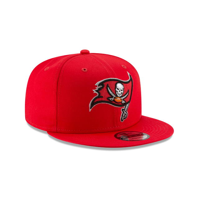 Tampa Bay Buccaneers NFL New Era Men Red 9Fifty Basic Snapback product image 4, provided for visual reference and product