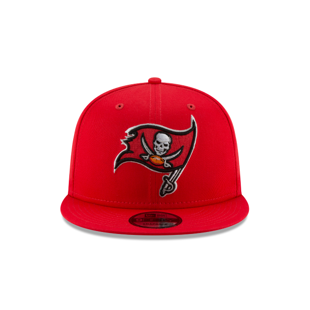 Tampa Bay Buccaneers NFL New Era Men Red 9Fifty Basic Snapback product image 3, provided for visual reference and product