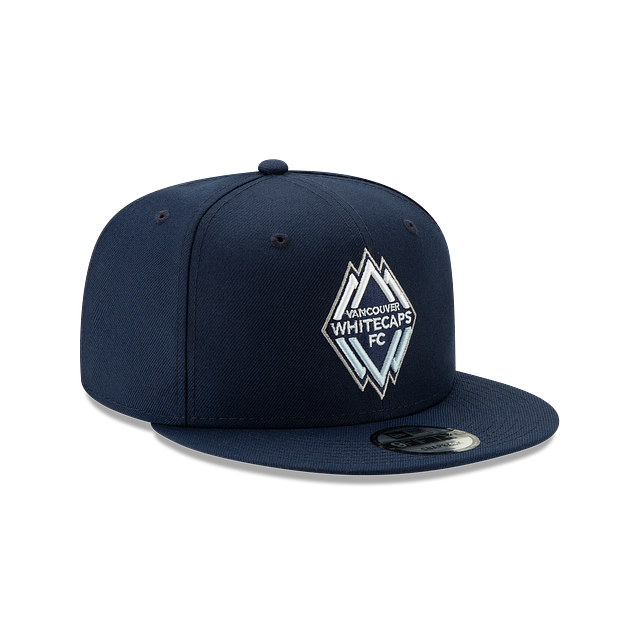 Vancouver Whitecaps MLS New Era Men Navy 9Fifty Team Color Basic Snapback product image 6, provided for visual reference and