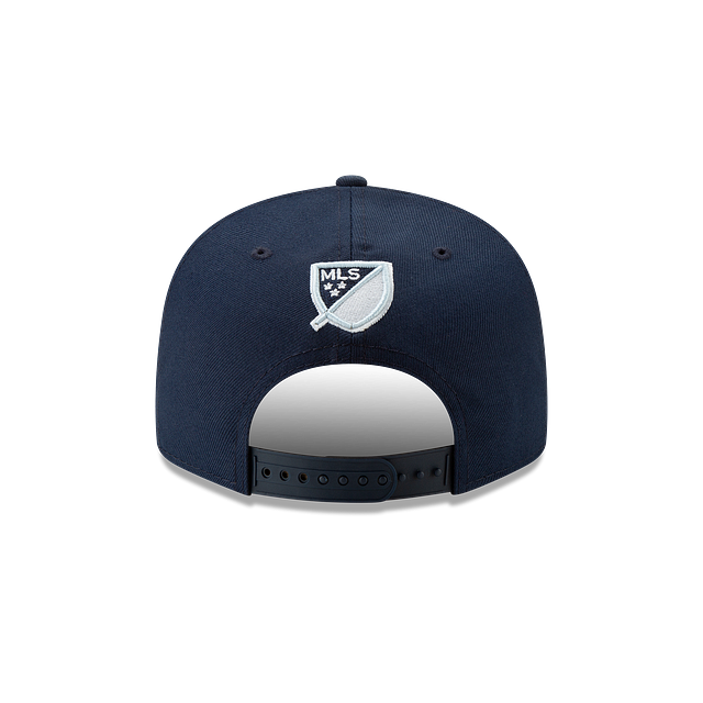 Vancouver Whitecaps MLS New Era Men Navy 9Fifty Team Color Basic Snapback product image 2, provided for visual reference and