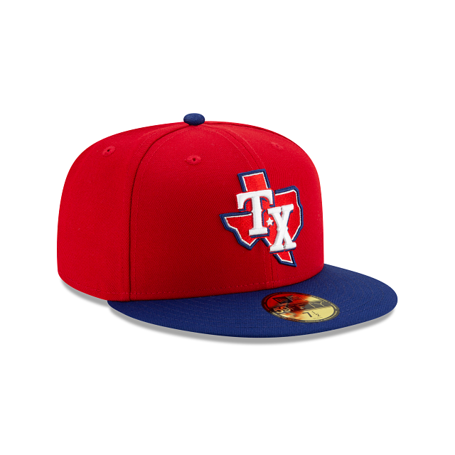 Texas Rangers MLB New Era Men Red 59Fifty Authentic Collection Alternate 3 Fitted Hat product image 6, provided for visual