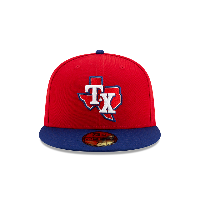 Texas Rangers MLB New Era Men Red 59Fifty Authentic Collection Alternate 3 Fitted Hat product image 5, provided for visual