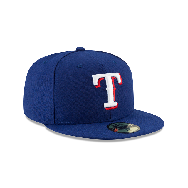 Texas Rangers MLB New Era Men Royal 59Fifty Authentic Collection Home 2017 Fitted Hat product image 6, provided for visual