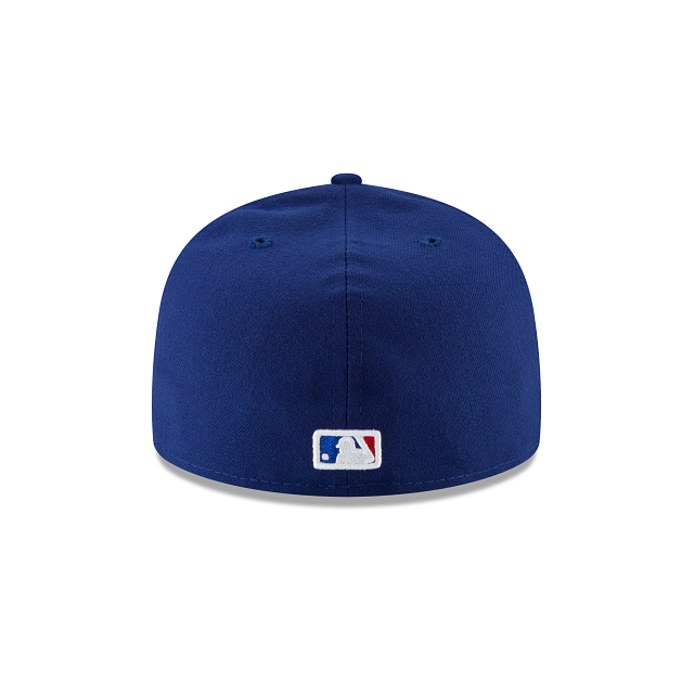 Texas Rangers MLB New Era Men Royal 59Fifty Authentic Collection Home 2017 Fitted Hat product image 2, provided for visual