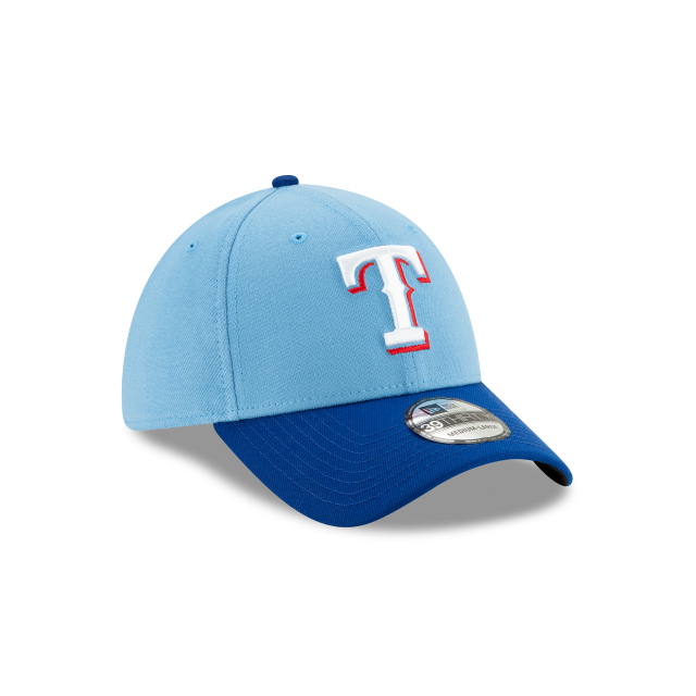 Texas Rangers MLB New Era Men Light Blue 39Thirty Team Classic Alternate 2 Stretch Fit Hat product image 6, provided for