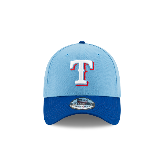 Texas Rangers MLB New Era Men Light Blue 39Thirty Team Classic Alternate 2 Stretch Fit Hat product image 5, provided for
