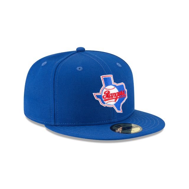 Texas Rangers MLB New Era Men Royal 59Fifty 1984 Cooperstown Wool Fitted Hat product image 6, provided for visual reference