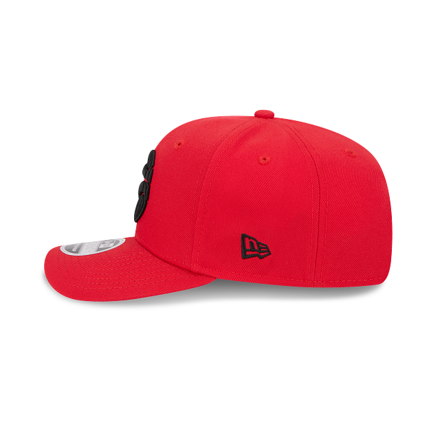 Toronto Raptors NBA New Era Men Red 9Seventy Team Color Snapback product image 5, provided for visual reference and product