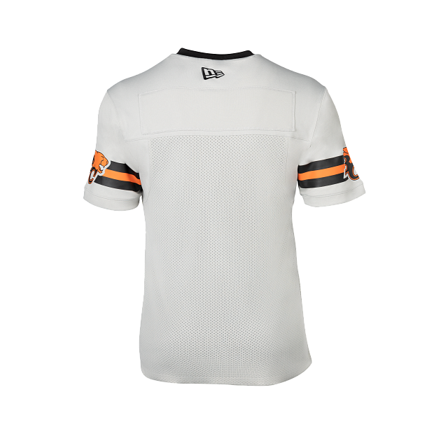BC Lions CFL New Era Men White 2023 Away Replica Jersey product image 2, provided for visual reference and product detail