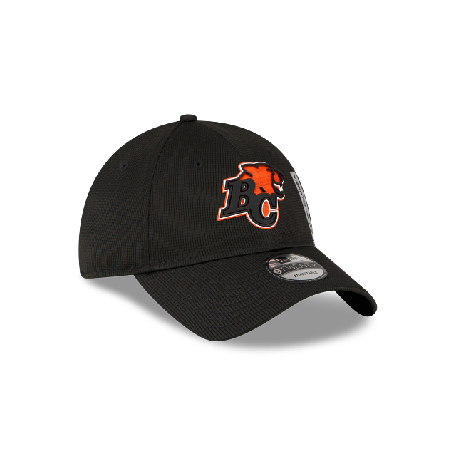 BC Lions CFL New Era Men Black 9Twenty Adjustable Hat product image 6, provided for visual reference and product detail
