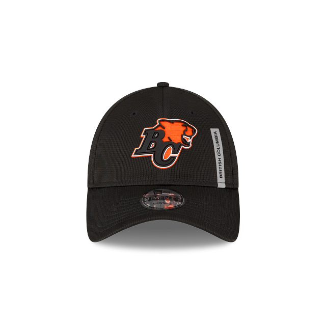 BC Lions CFL New Era Men Black 9Twenty Adjustable Hat product image 5, provided for visual reference and product detail