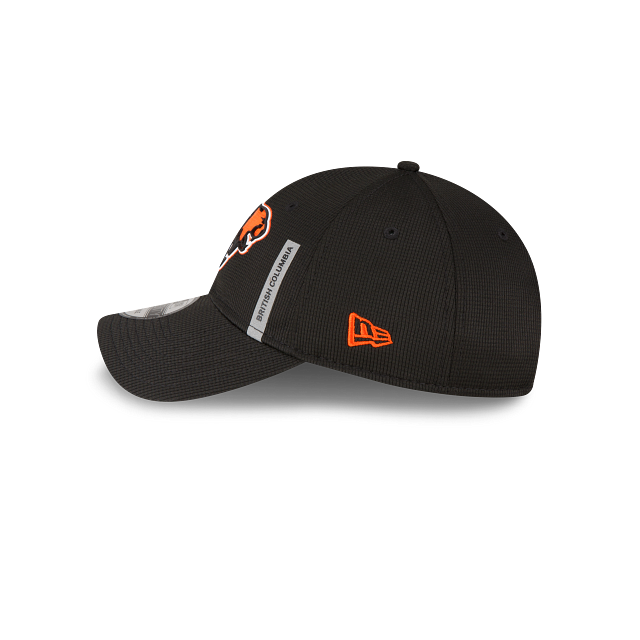 BC Lions CFL New Era Men Black 9Twenty Adjustable Hat product image 4, provided for visual reference and product detail