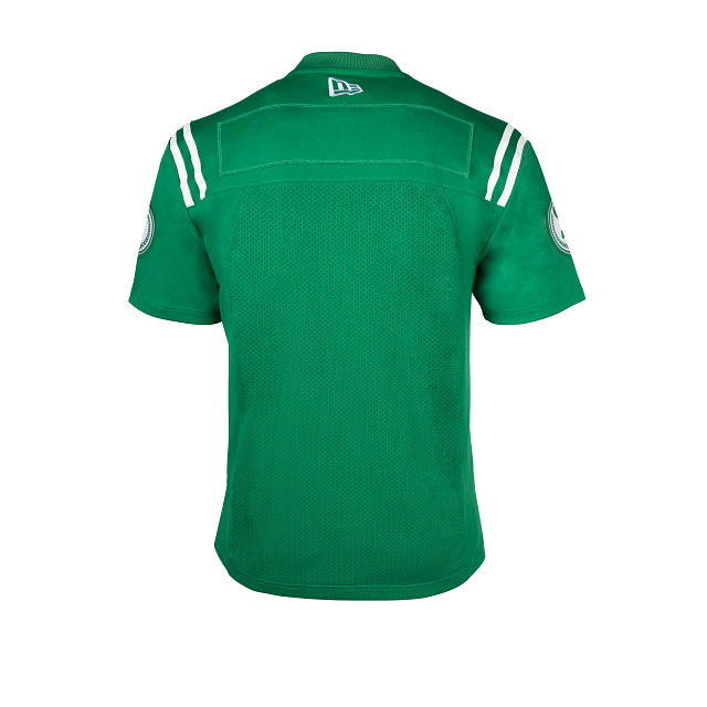 Saskatchewan Roughriders CFL New Era Men Kelly Green Third Replica Jersey product image 2, provided for visual reference and