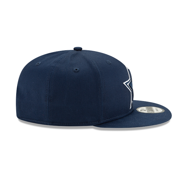 Dallas Cowboys NFL New Era Men Navy 9Fifty Basic Snapback product image 3, provided for visual reference and product detail