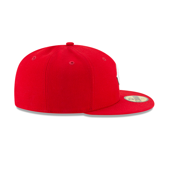 Cincinnati Reds MLB New Era Men Red 59Fifty Authentic Collection Home 2017 Fitted Hat product image 3, provided for visual